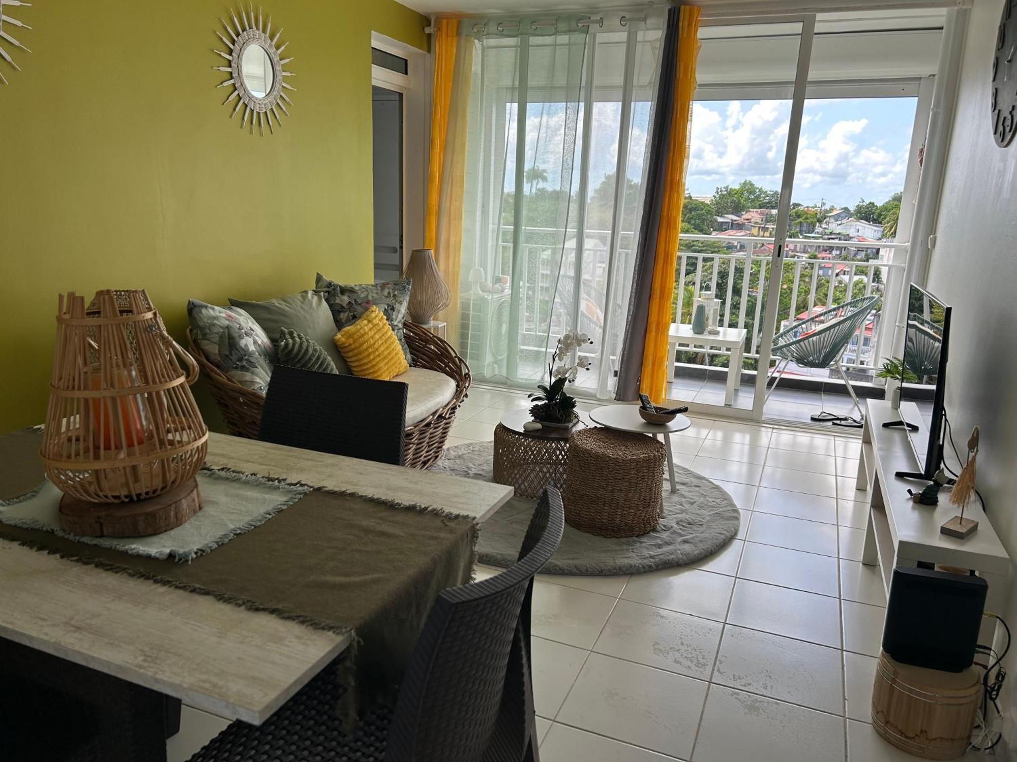 Appartement Avec Vue Panoramique De Pointe-A-Pitre Eksteriør bilde
